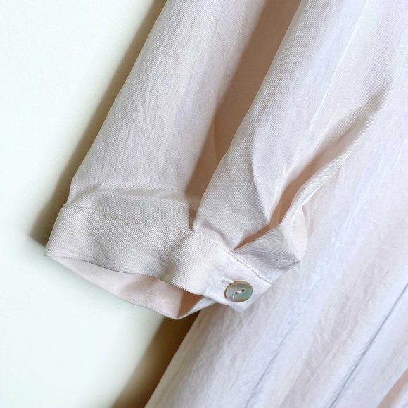 ⚡️SOLD⚡️ nwt vince satin twist drape long sleeve dress - size 8 - Picture 7 of 11